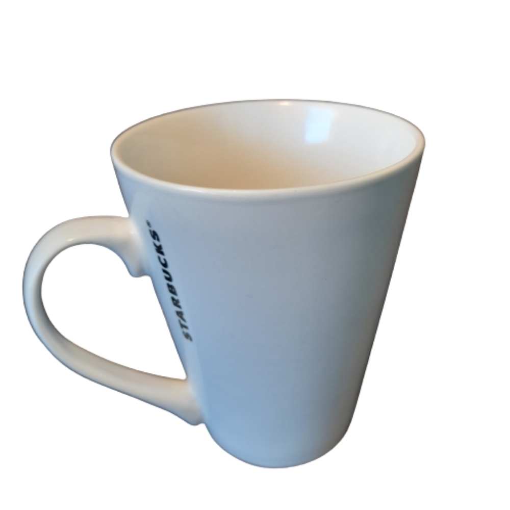 Starbucks 13 oz Mug Cup Mermaid Siren logo White ceramic 2016 Collectible - Picture 8 of 9